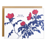 Wild Rose Thorns Card
