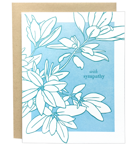 Foliage Sympathy  Card