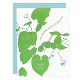 Forget Me Not Thanks Card